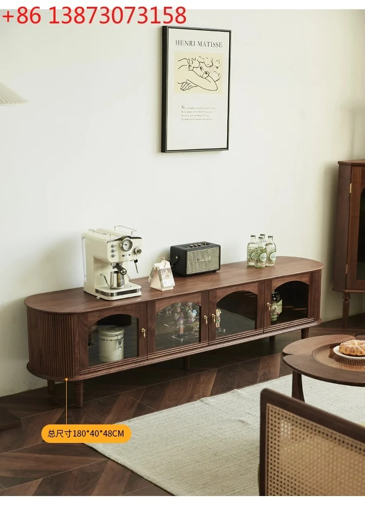 TV Cabinet Nordic Retro Small Apartment Home Living Room Solid Wood Modern Minimalist TV Stand
TV Cabinet Nordic Retro Small Apartment Home Living Room Solid Wood Modern Minimalist TV Stand