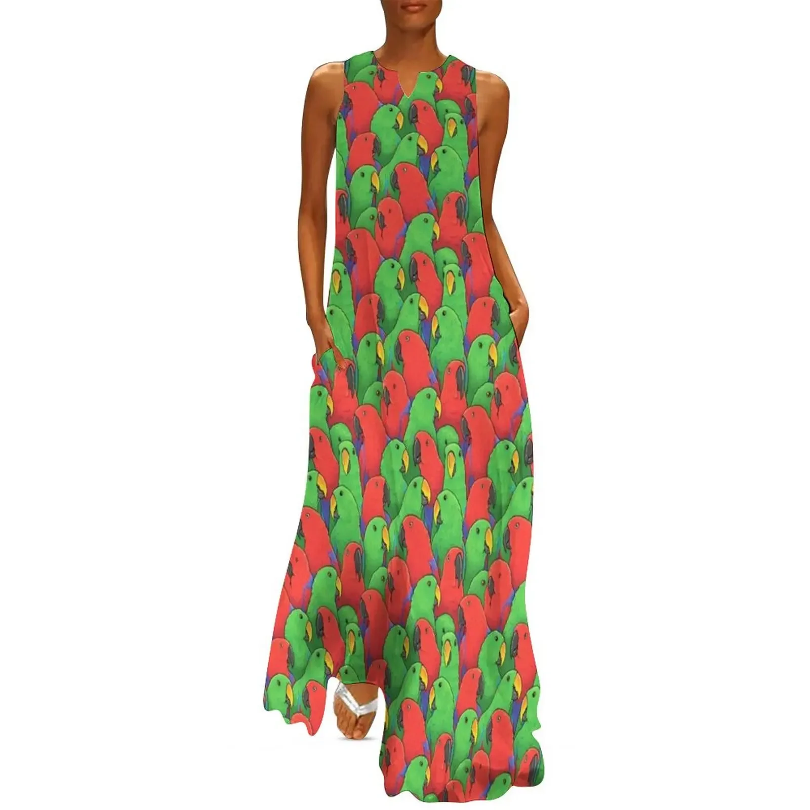 Male and Female Eclectus Parrots Long Dress summer dress daily elegant women's dresses for wedding Dress
Male and Female Eclectus Parrots Long Dress summer dress daily elegant women's dresses for wedding Dress