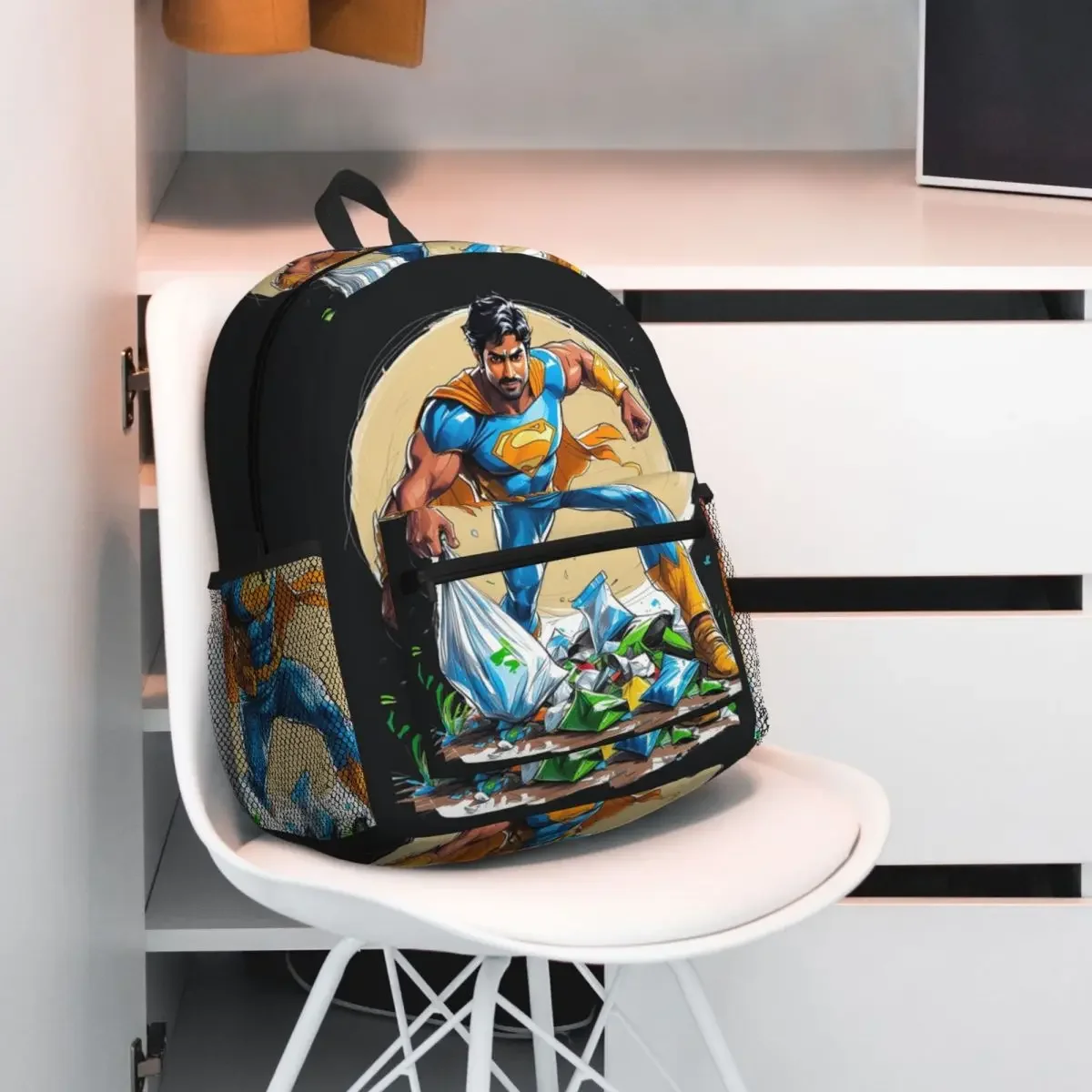 Рюкзак Planet Saver Eco Warriors, рюкзак большой емкости для мальчиков и девочек, школьная сумка, сумки на плечо для мужчин и женщин
Рюкзак Planet Saver Eco Warriors, рюкзак большой емкости для мальчиков и девочек, школьная сумка, сумки на плечо для мужчин и женщин