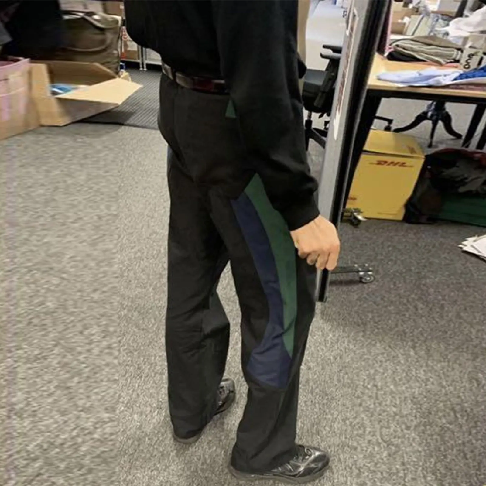 Kikokostadinov Sle Patchwork Embroidery Casual Pants een Blue Bla Splicing OTTO958 Loose Straight Leg Youthful Daily Wear
Kikokostadinov Sle Patchwork Embroidery Casual Pants een Blue Bla Splicing OTTO958 Loose Straight Leg Youthful Daily Wear