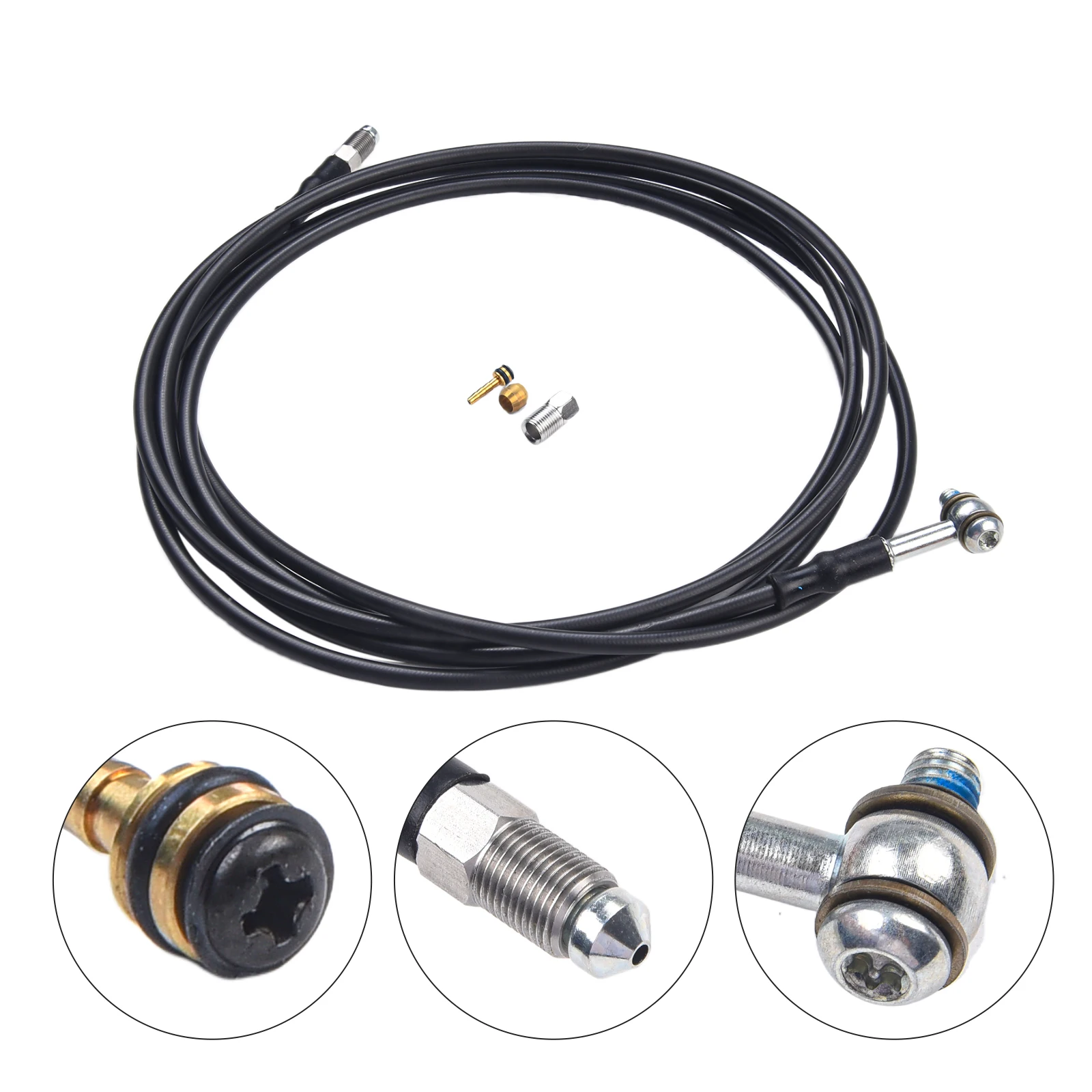 2500mm Hydraulic Brake Cable System For Electric Bicycles For XOD Copper Sleeve Pipe With Installation Accessories Bike Part
2500mm Hydraulic Brake Cable System For Electric Bicycles For XOD Copper Sleeve Pipe With Installation Accessories Bike Part