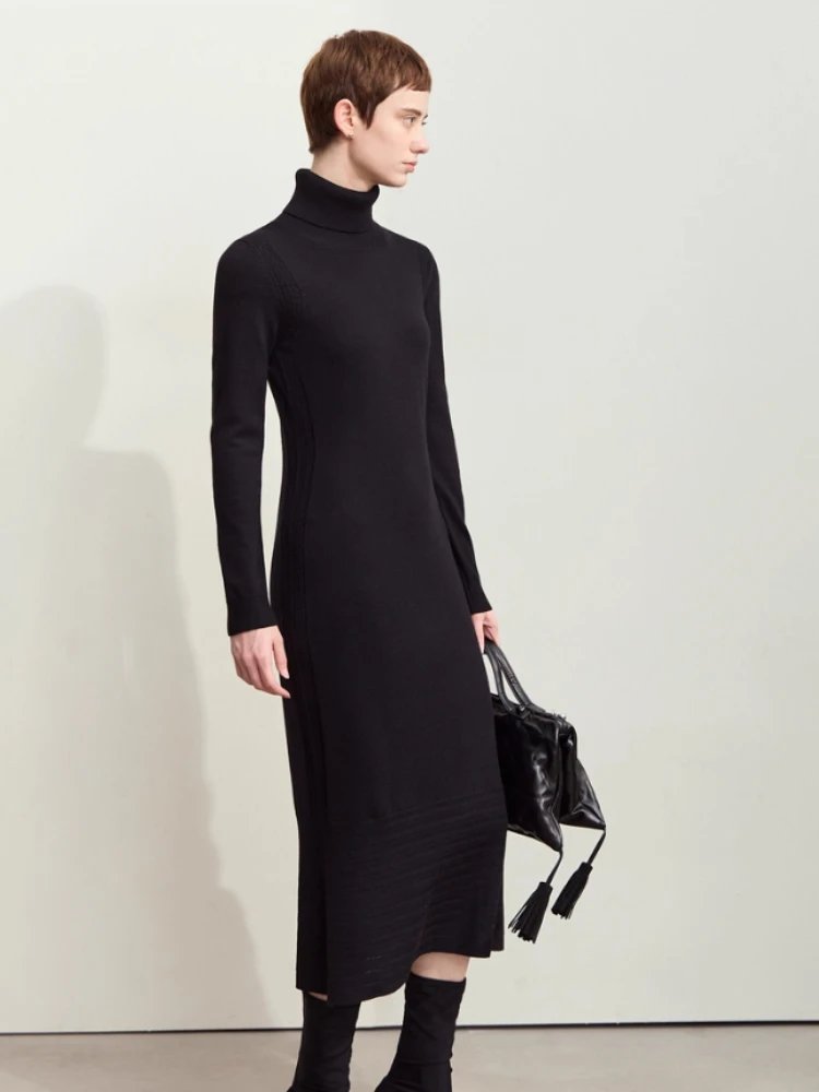 AMII Dresses for Woman 2025 Winter New Knitted Long Sleeves Women's Clothing Solid Elegant Thin Turtleneck Dress Ladies 12444163
AMII Dresses for Woman 2025 Winter New Knitted Long Sleeves Women's Clothing Solid Elegant Thin Turtleneck Dress Ladies 12444163