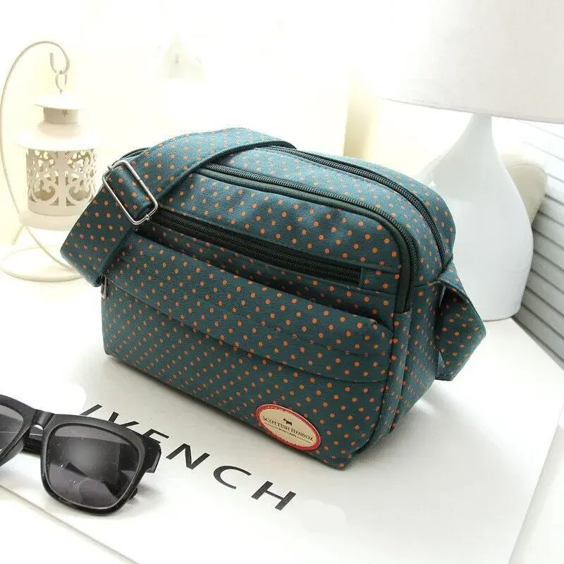 Women's Crossbody Bag Trend Shoulder Bag Messenger Bag Fashion Polka Dot Canvas
Women's Crossbody Bag Trend Shoulder Bag Messenger Bag Fashion Polka Dot Canvas