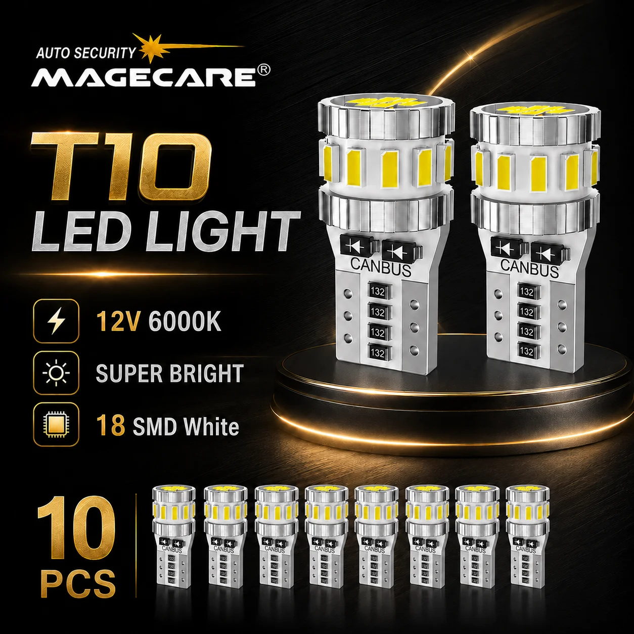 10x T10 W5W 194 168 2825 LED Bulbs 6500K White Car Interior Dome Map Door Courtesy Trunk Cargo License Plate Lights
10x T10 W5W 194 168 2825 LED Bulbs 6500K White Car Interior Dome Map Door Courtesy Trunk Cargo License Plate Lights