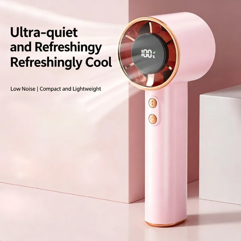 N68 High-Speed Handheld Fan, 100-Speed Turbo USB Mini Fan, Quiet & Portable for Outdoor Summer Use
N68 High-Speed Handheld Fan, 100-Speed Turbo USB Mini Fan, Quiet & Portable for Outdoor Summer Use