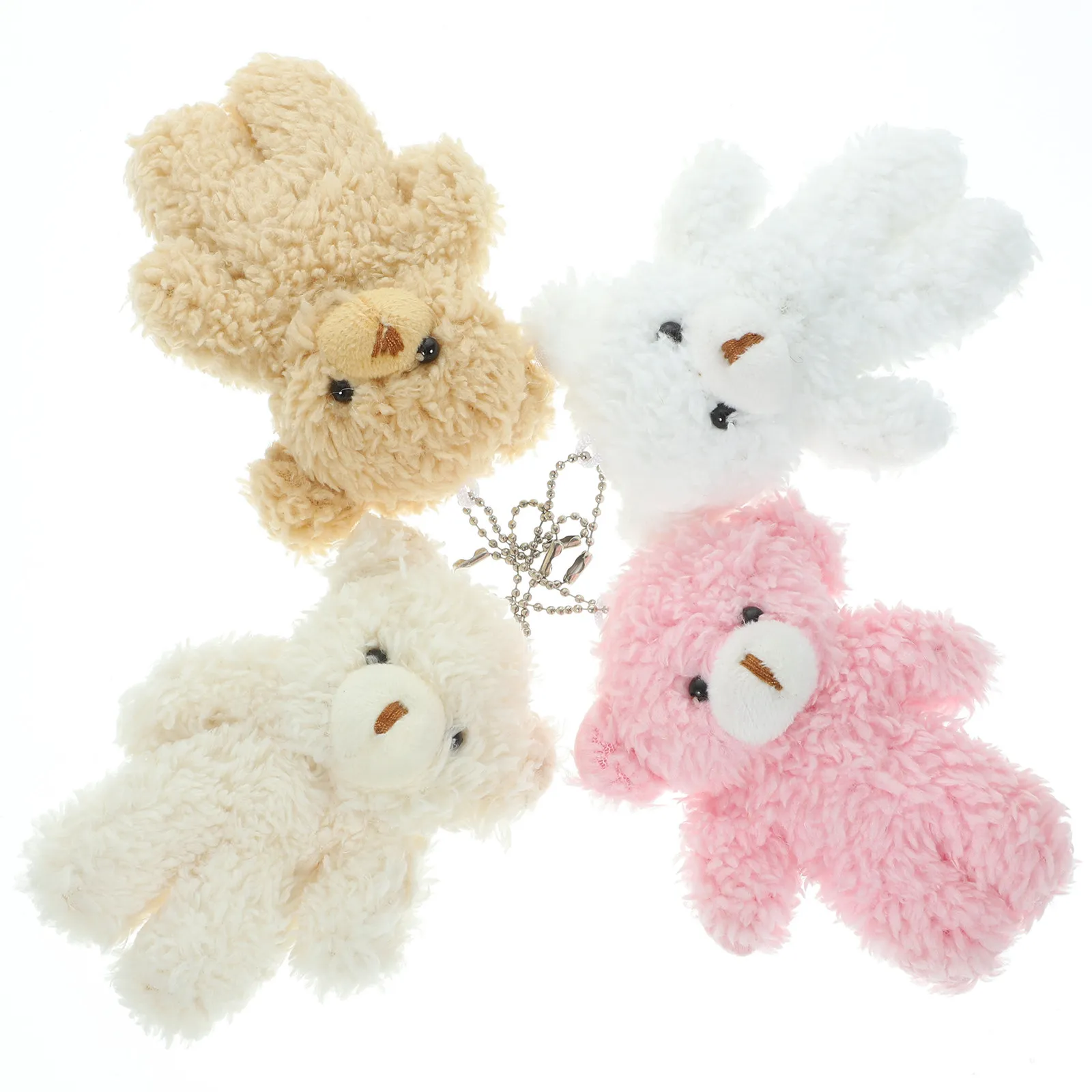 4 Pcs Animal Plushies Bear Key Pendant Bulk Mini Stuffed Bears Cute Keychain Keyring Charm
4 Pcs Animal Plushies Bear Key Pendant Bulk Mini Stuffed Bears Cute Keychain Keyring Charm