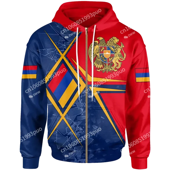 Latest National Emblem Flag Armenia Vintage Zip Hoodie Men's/Women's Sportswear 3D Print Street Apparel Harajuku Zip Hoodie
Latest National Emblem Flag Armenia Vintage Zip Hoodie Men's/Women's Sportswear 3D Print Street Apparel Harajuku Zip Hoodie
