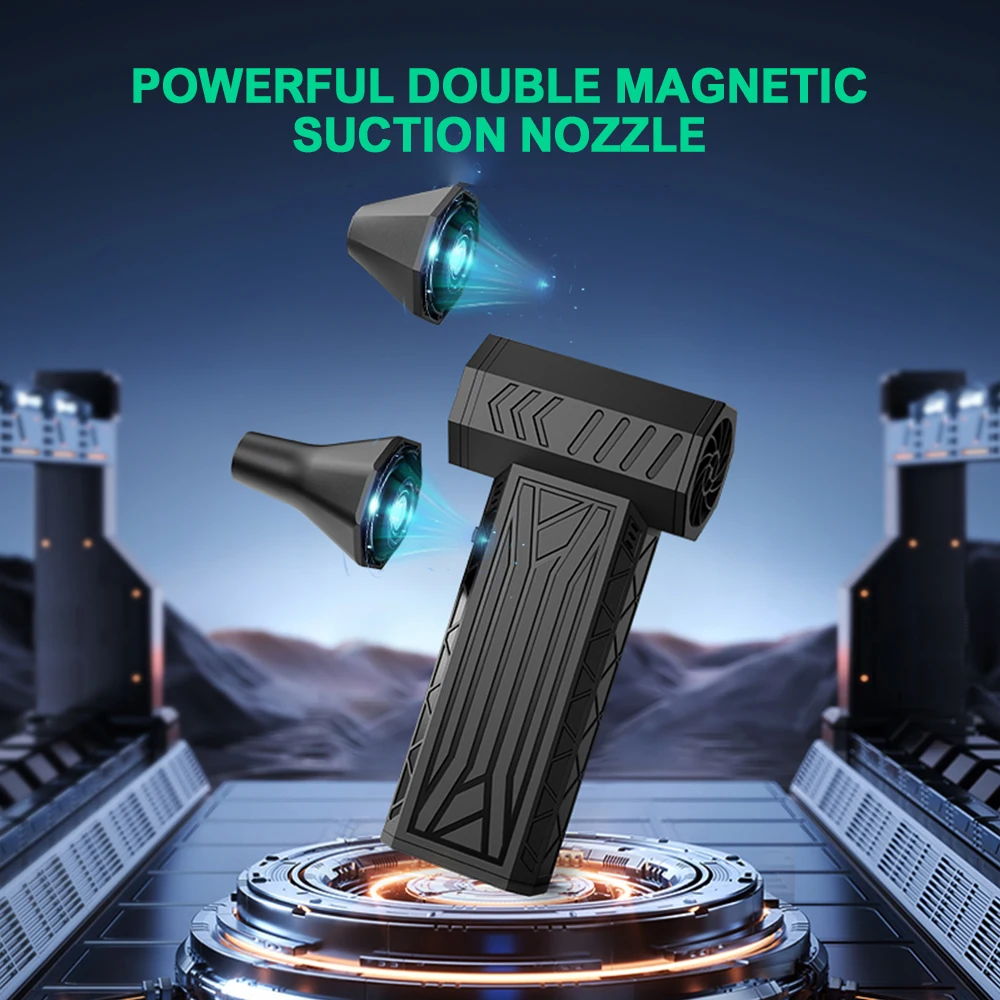 200000RPM Turbo Jet Fan Air Blower With Extra Nozzle Wind Speed 52m/s Electric Blower Multifunctional Blowing Dust Dryer
200000RPM Turbo Jet Fan Air Blower With Extra Nozzle Wind Speed 52m/s Electric Blower Multifunctional Blowing Dust Dryer