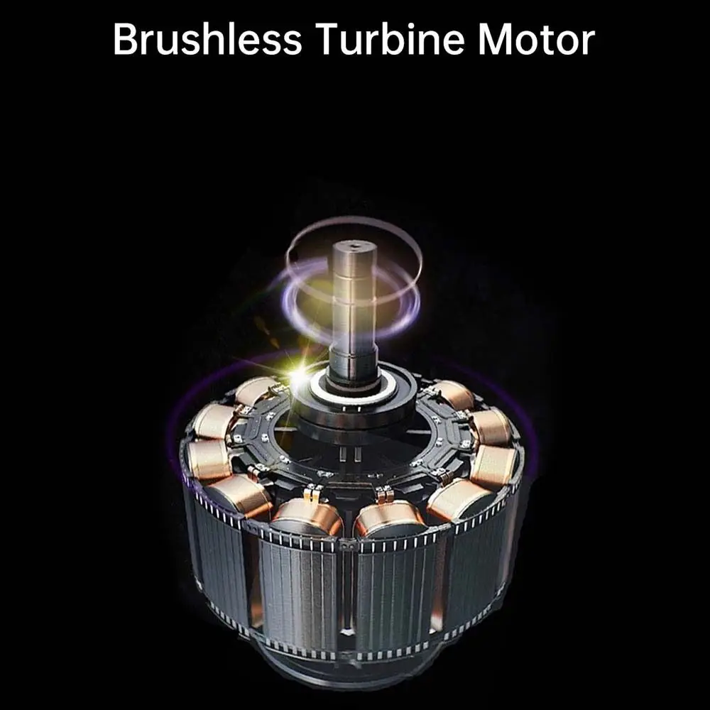 130000 RPM Violent Turbofan High-Speed Brushless Motor Electric Air Duster 3 Gears Adjustable High-performance
130000 RPM Violent Turbofan High-Speed Brushless Motor Electric Air Duster 3 Gears Adjustable High-performance