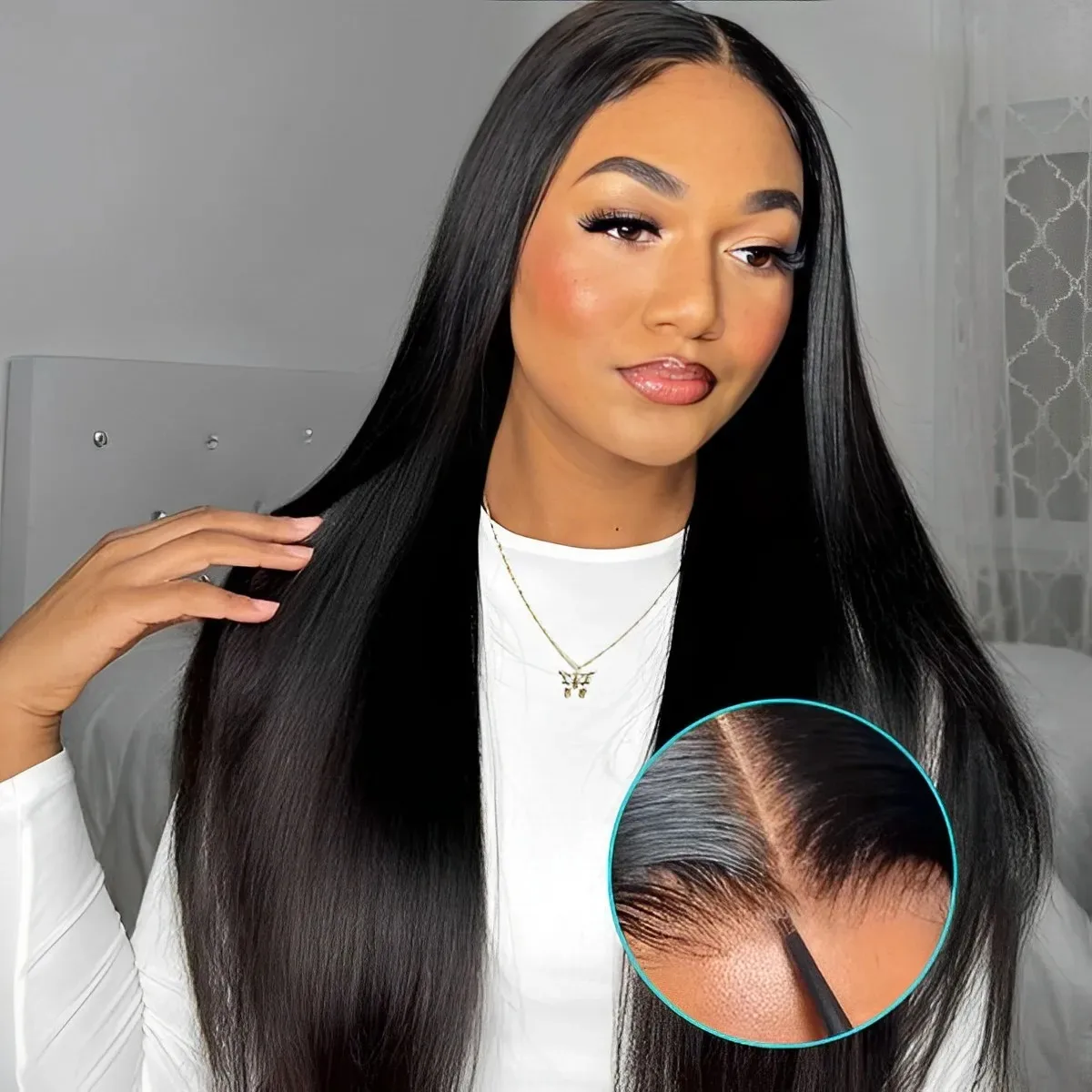 13x4 13x6 HD Transparent 30 Inch Straight Lace Front Wig PrePlucked For Black Women 200 Density Lace Frontal Human Hair Wig
13x4 13x6 HD Transparent 30 Inch Straight Lace Front Wig PrePlucked For Black Women 200 Density Lace Frontal Human Hair Wig