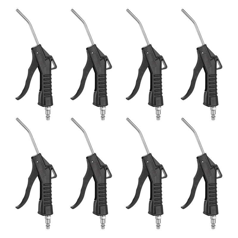 ABUL-8Pcs Air Blow-Gun High Flow Air Compressor Blow-Gun With 1/4Inch NPT Male Air Plug And Angled Bent
ABUL-8Pcs Air Blow-Gun High Flow Air Compressor Blow-Gun With 1/4Inch NPT Male Air Plug And Angled Bent