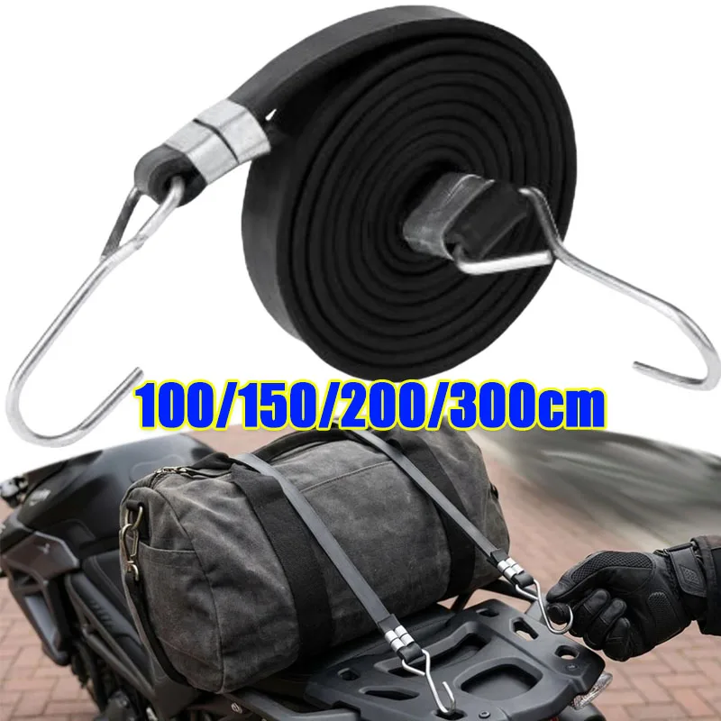 Anti-Slip Elastic Tie Down for Motorbike Truck Luggage & Camping Accessories Butyl Rubber Bungee Strap with Dual Steel Hooks
Anti-Slip Elastic Tie Down for Motorbike Truck Luggage & Camping Accessories Butyl Rubber Bungee Strap with Dual Steel Hooks
