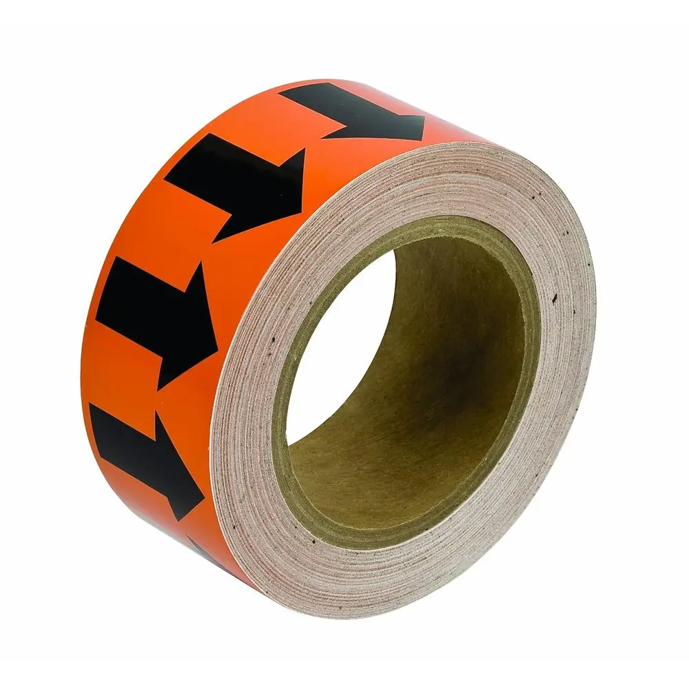 30ft x 1 High-Performance Vinyl Arrow Tape, Black on Orange, B-946 Model
30ft x 1 High-Performance Vinyl Arrow Tape, Black on Orange, B-946 Model