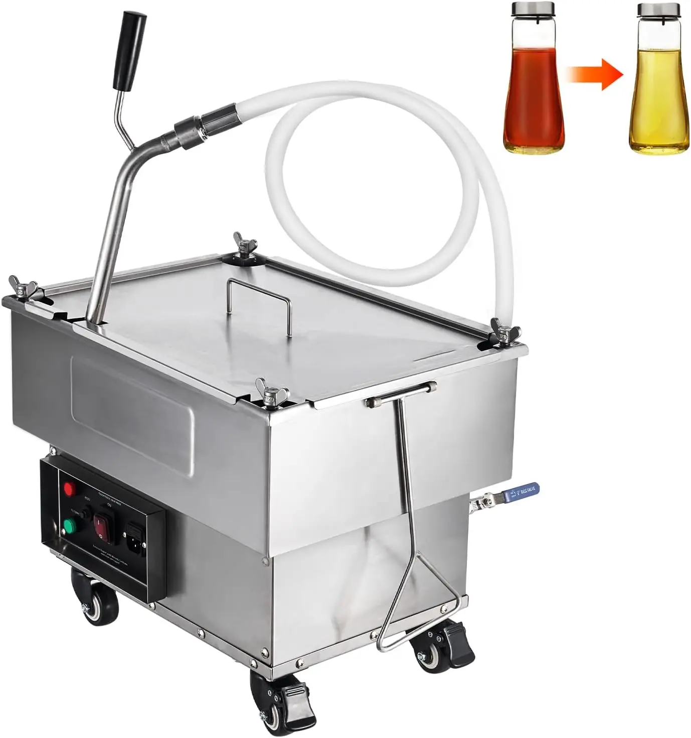 Deep Fryer Filter 18 L 44 LBS 5 8 Gal Frying Oil Filter System Machine 300W Deep Fryer Oil Filter 10 L min Cooking Oil Filter
Deep Fryer Filter 18 L 44 LBS 5 8 Gal Frying Oil Filter System Machine 300W Deep Fryer Oil Filter 10 L min Cooking Oil Filter