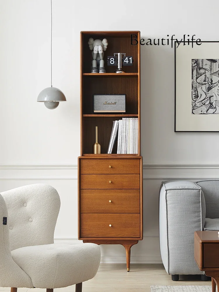 furniture Japanese-Style Antique Solid Wood Bookcase Nordic Light Luxury Walnut Color Storage Organizer Bookcase
furniture Japanese-Style Antique Solid Wood Bookcase Nordic Light Luxury Walnut Color Storage Organizer Bookcase