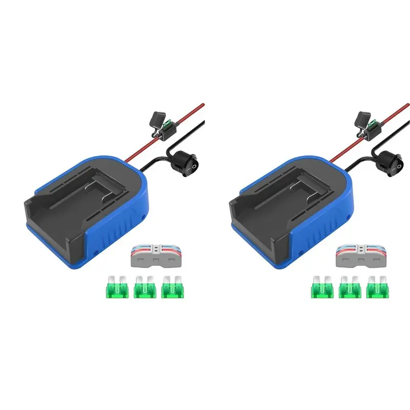 2X Power Wheels Battery Adapter For Kobalt 24V Max With Fuse & Wire Terminals, Power Connector For Rc Car-A57X
2X Power Wheels Battery Adapter For Kobalt 24V Max With Fuse & Wire Terminals, Power Connector For Rc Car-A57X