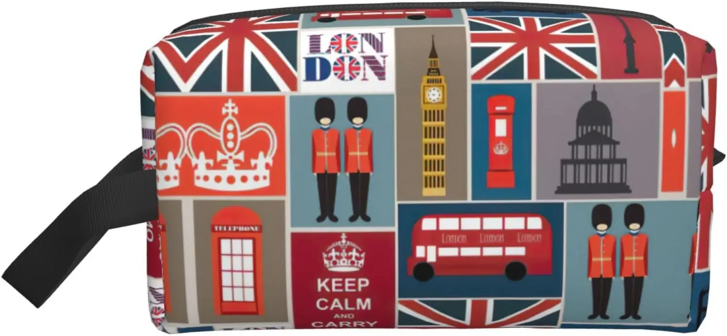 England Symbols Print Travel Toiletry Organizer Bag, Cosmetic & Storage Pouch For Travel And Daily Use
England Symbols Print Travel Toiletry Organizer Bag, Cosmetic & Storage Pouch For Travel And Daily Use