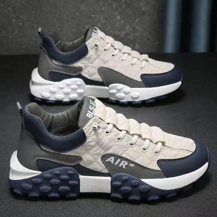 Men's Running Shoes Comfortable Breathable Sport Sneakers Dad Style Fall Winter Collection Two Layer Pig Skin Mesh Upper
Men's Running Shoes Comfortable Breathable Sport Sneakers Dad Style Fall Winter Collection Two Layer Pig Skin Mesh Upper