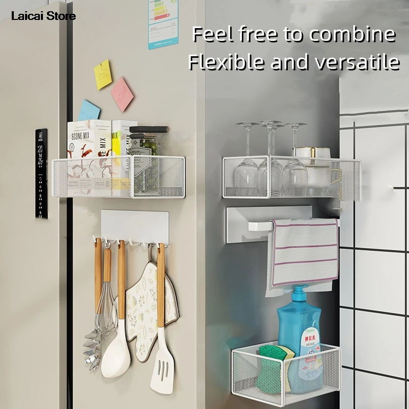 Home Refrigerator Shelf Side Storage Magnetic Artifact Side Side Hanging Basket Basket Box Supplies Household Summary Holder
Home Refrigerator Shelf Side Storage Magnetic Artifact Side Side Hanging Basket Basket Box Supplies Household Summary Holder