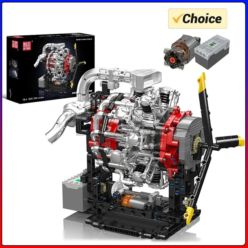 Mould King 10211 Star Aero Engine Model Kits Motorized Radial Aviation Engine Kids STEM Toys Building Blocks Sets Xmas Gifts
Mould King 10211 Star Aero Engine Model Kits Motorized Radial Aviation Engine Kids STEM Toys Building Blocks Sets Xmas Gifts