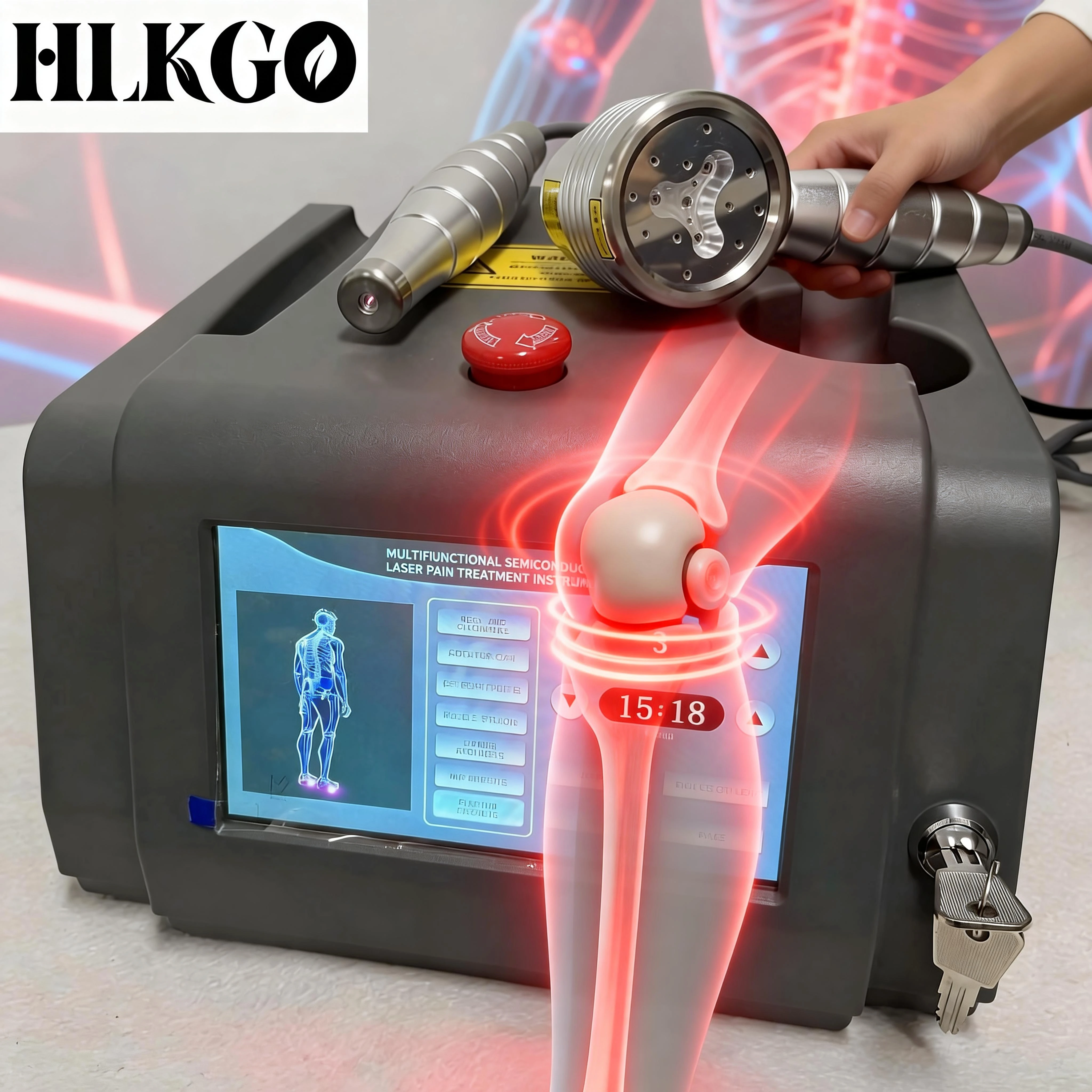 Лазерный терапевтический аппарат HLKGO 808 нм для снятия боли в теле, физиотерапевтическое оборудование LLLT для облегчения боли в коленях, артрита, замороженного плеча, боли у животных
Лазерный терапевтический аппарат HLKGO 808 нм для снятия боли в теле, физиотерапевтическое оборудование LLLT для облегчения боли в коленях, артрита, замороженного плеча, боли у животных