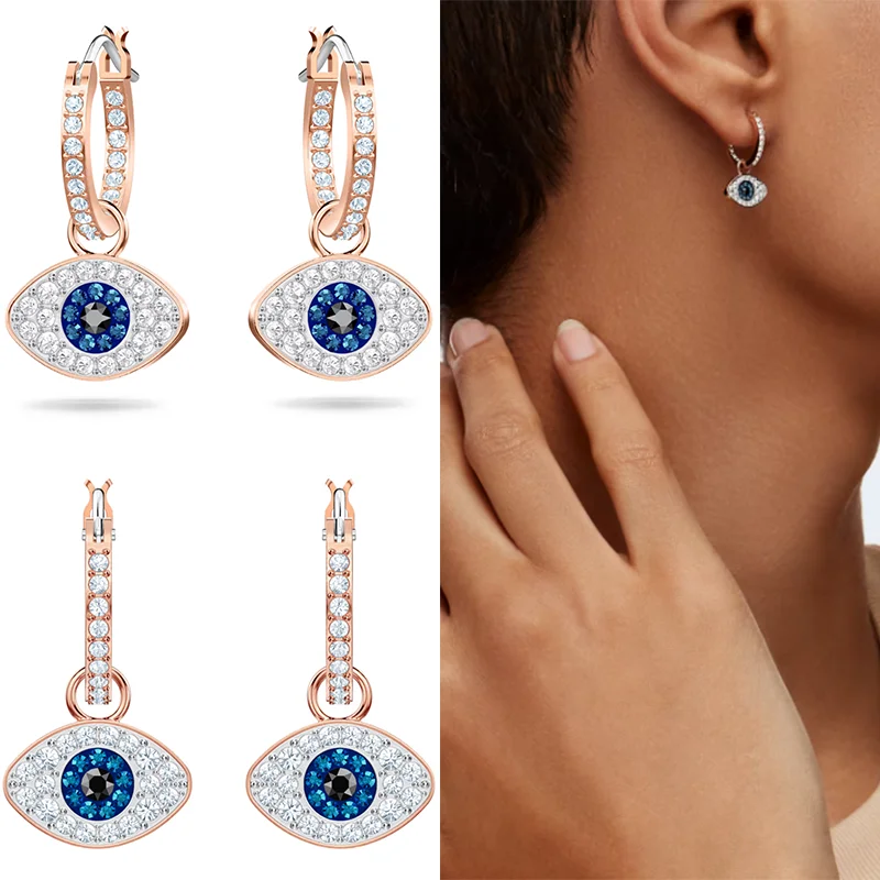 Коллекция Evil Eye: Сверкающие серьги-кольца с подвесками, элегантные и универсальные украшения для ушей
Коллекция Evil Eye: Сверкающие серьги-кольца с подвесками, элегантные и универсальные украшения для ушей