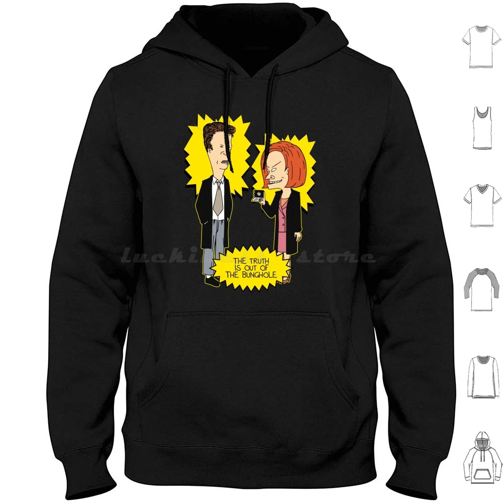 The T.p. Files Hoodie Cotton Long Sleeve 90s Nineties Beavis Butthead Scully Mulder Funny Humour Geek Nerd Retro 
The T.p. Files Hoodie Cotton Long Sleeve 90s Nineties Beavis Butthead Scully Mulder Funny Humour Geek Nerd Retro