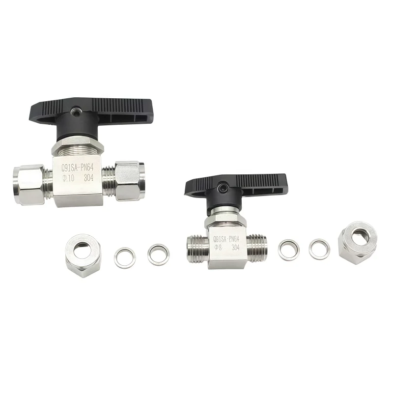 1/8" 1/4" 3/8" 1/2" 3/4" 3 4 6 8 10 12-25mm OD Tube Compression Union Ball Valve 316L 304 316L Stainless Steel Water Gas Fuel
1/8" 1/4" 3/8" 1/2" 3/4" 3 4 6 8 10 12-25mm OD Tube Compression Union Ball Valve 316L 304 316L Stainless Steel Water Gas Fuel
