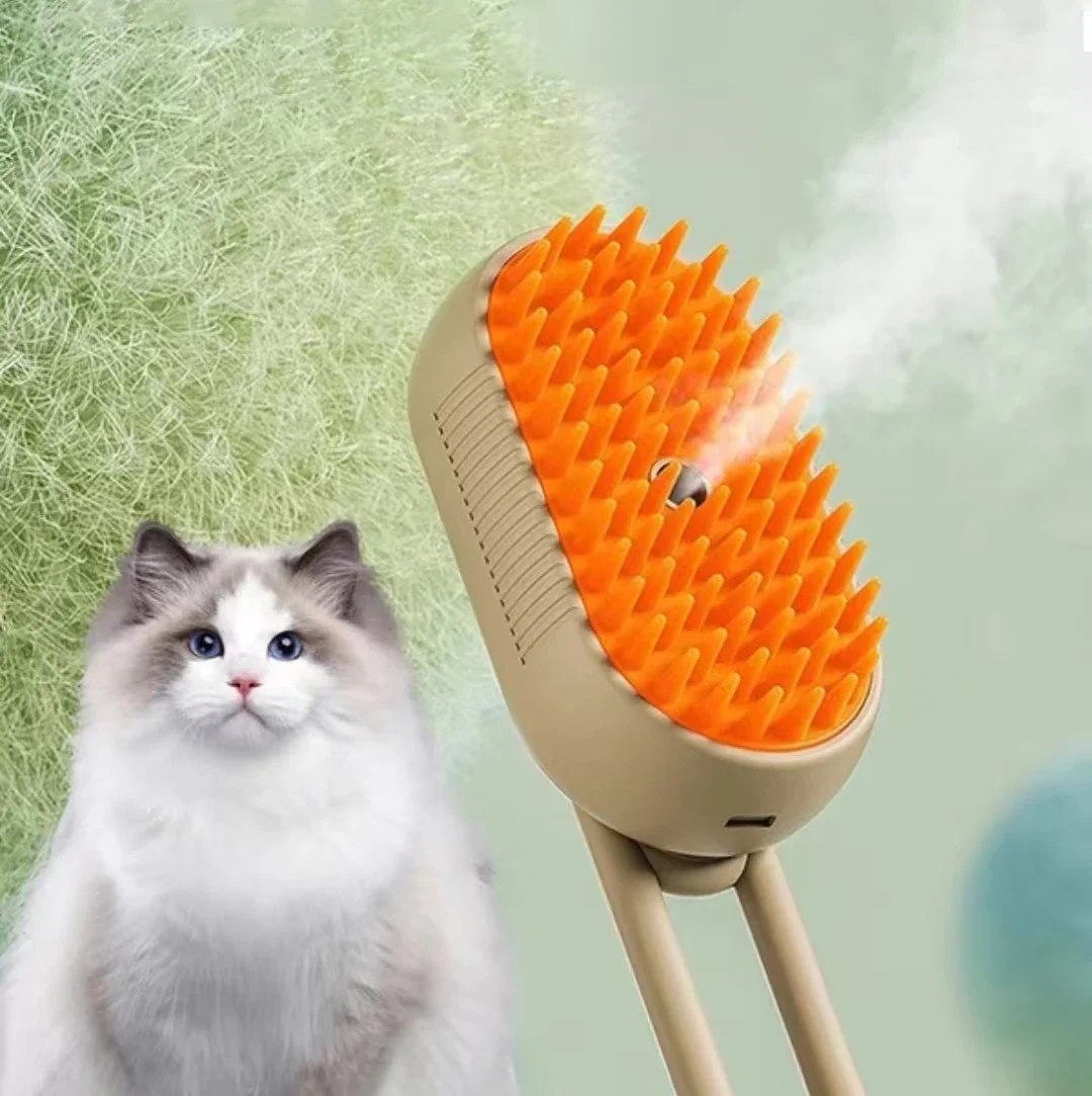 Cat Steam Brush Dog Grooming Comb Pet Hair Remover Steamy Brush Electric Spray Water Puppy Comb Soft Silicone Wet Cat Brush Comb
Cat Steam Brush Dog Grooming Comb Pet Hair Remover Steamy Brush Electric Spray Water Puppy Comb Soft Silicone Wet Cat Brush Comb