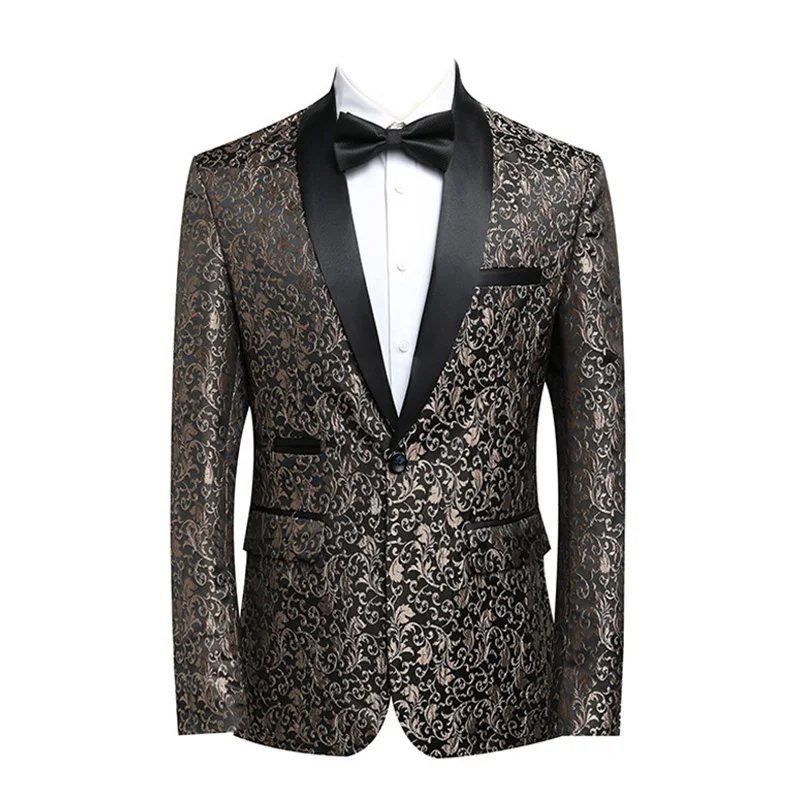 Men's Jacquard Slim Fit Suit Is Comfortable Elegant And High-end Suitable For Wearing In Important Places
Men's Jacquard Slim Fit Suit Is Comfortable Elegant And High-end Suitable For Wearing In Important Places