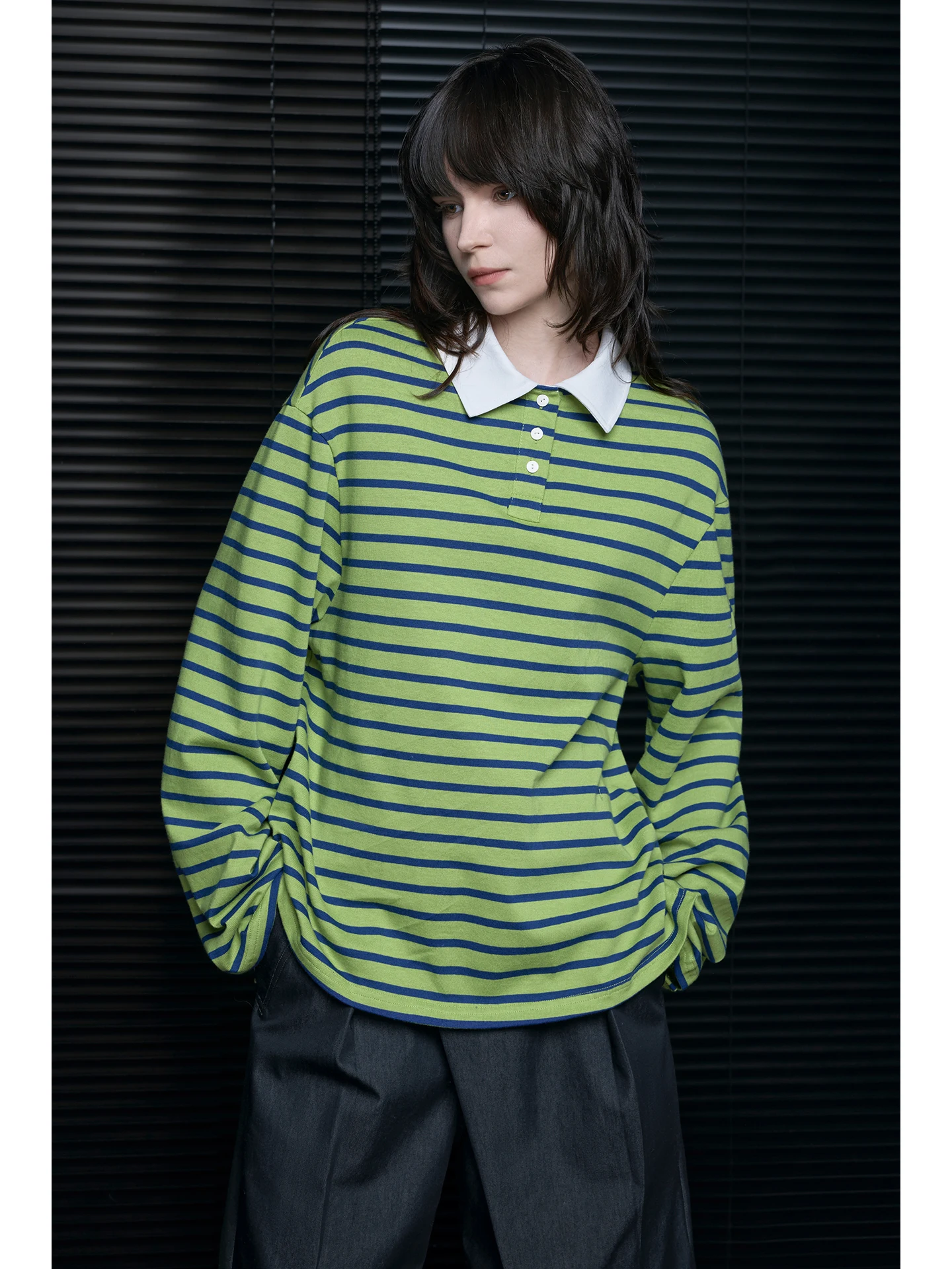Retro Striped Long Sve T-irt Top Women's Loose Fit Versatile Slimming Spring 2026 Street Sle Universal Size
Retro Striped Long Sve T-irt Top Women's Loose Fit Versatile Slimming Spring 2026 Street Sle Universal Size
