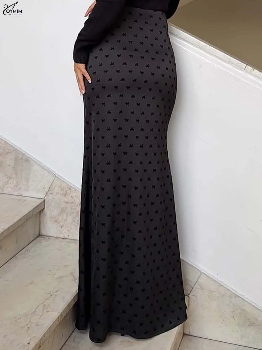 Oymimi Elegant Grey Print Women's Skirts Fashion High Waisted Slim Zipper Skirts Casual New Straight Floor-Length Skirt Female
Oymimi Elegant Grey Print Women's Skirts Fashion High Waisted Slim Zipper Skirts Casual New Straight Floor-Length Skirt Female