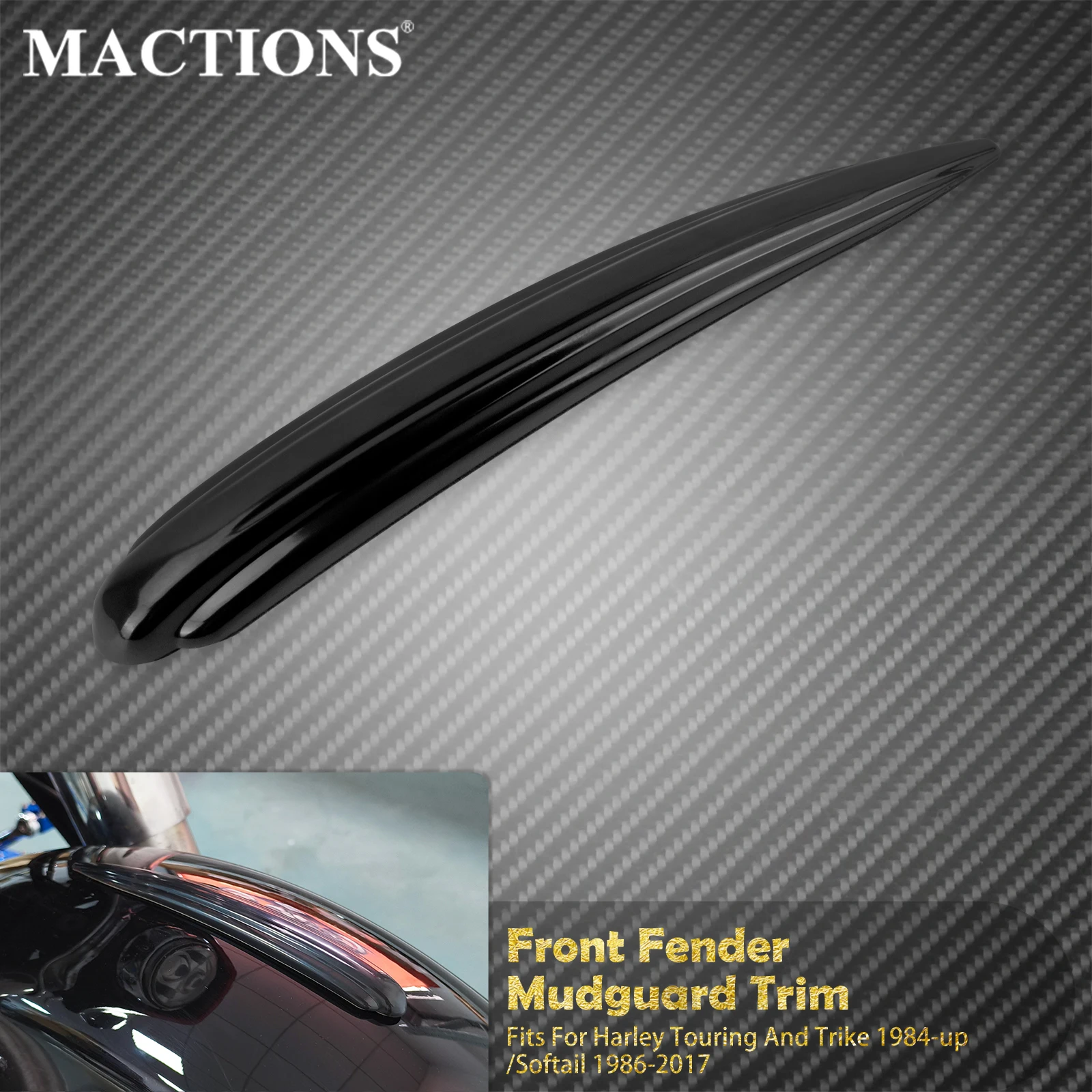 Motorcycle Front Fender Trim Mudguard Decorative Cover Black For Harley Touring Street Electra Road Glide FLHR Softail Fat Boy
Motorcycle Front Fender Trim Mudguard Decorative Cover Black For Harley Touring Street Electra Road Glide FLHR Softail Fat Boy