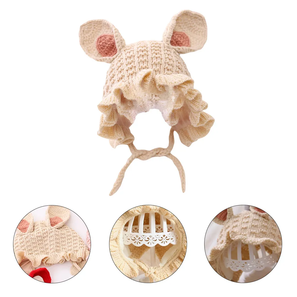 1Pcs Cute Pig Rabbit Ear Knitted Baby Hat Warm Yarn Cap Adjustable Fit for 3-6 Months 6M-3Y Winter Cold Protection Headwear
1Pcs Cute Pig Rabbit Ear Knitted Baby Hat Warm Yarn Cap Adjustable Fit for 3-6 Months 6M-3Y Winter Cold Protection Headwear