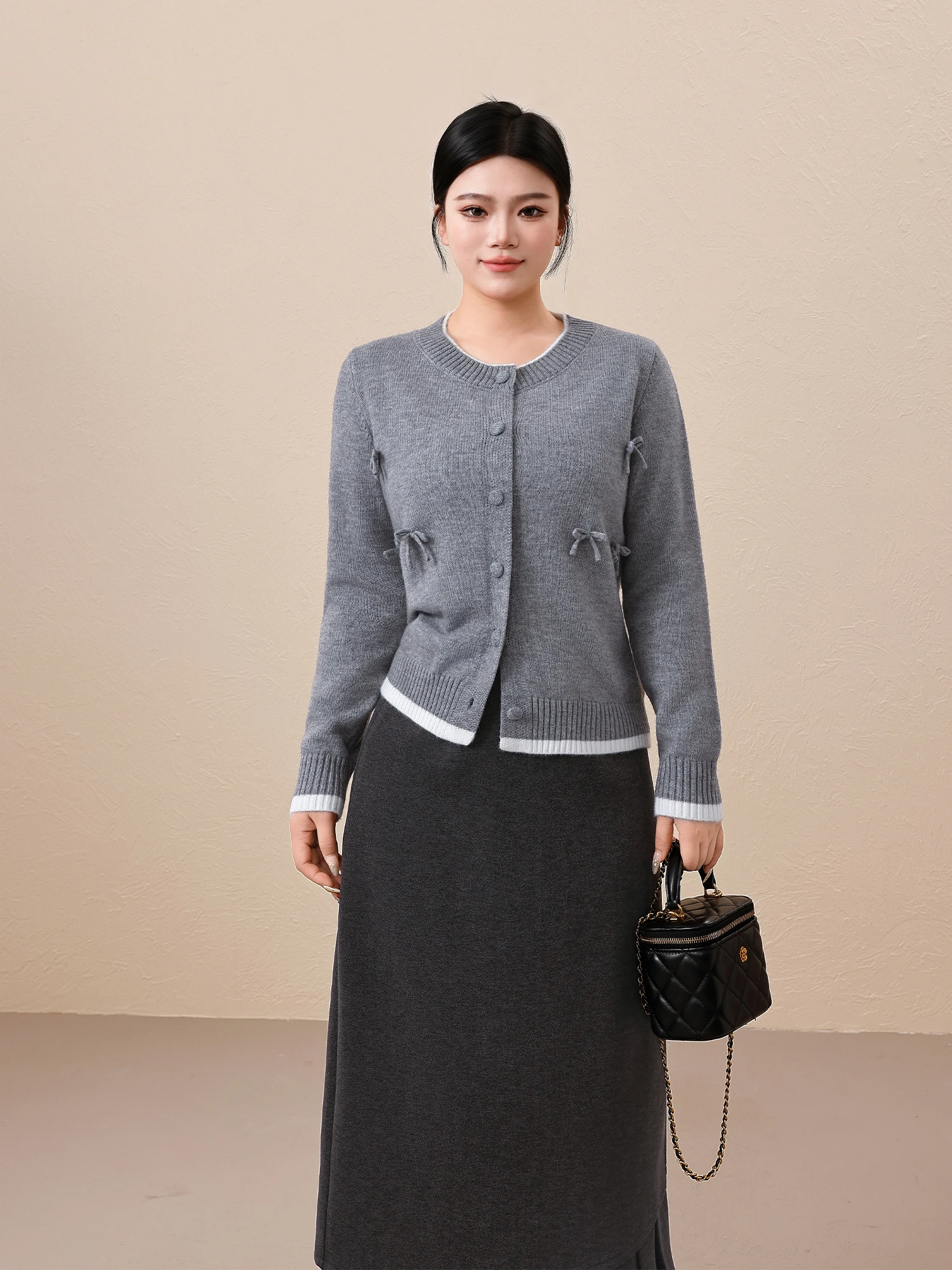 Sweet Warm Color Blo Women's plus Size Knitted Sweater Long Sve Casual Sle round Ne Open Cardigan Thi Winter Top
Sweet Warm Color Blo Women's plus Size Knitted Sweater Long Sve Casual Sle round Ne Open Cardigan Thi Winter Top