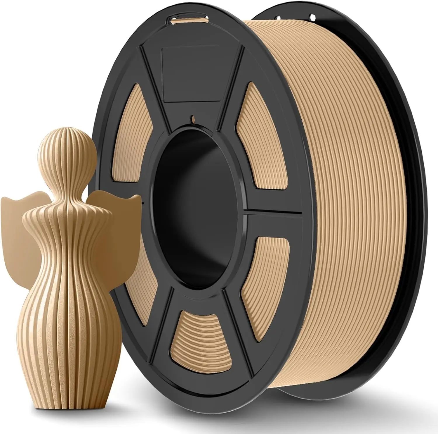 PLA 3D Printer Filament 1.75mm,Neatly Wound 3D Printing Filament 1.75mm Dimensional Accuracy +/- 0.02 mm,Wood Color,250g
PLA 3D Printer Filament 1.75mm,Neatly Wound 3D Printing Filament 1.75mm Dimensional Accuracy +/- 0.02 mm,Wood Color,250g