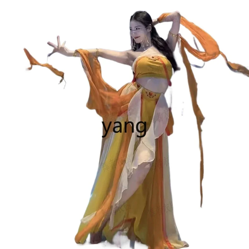 LMM exotic style dance clothes, silk classical dance under the moon dance girl performance clothes
LMM exotic style dance clothes, silk classical dance under the moon dance girl performance clothes