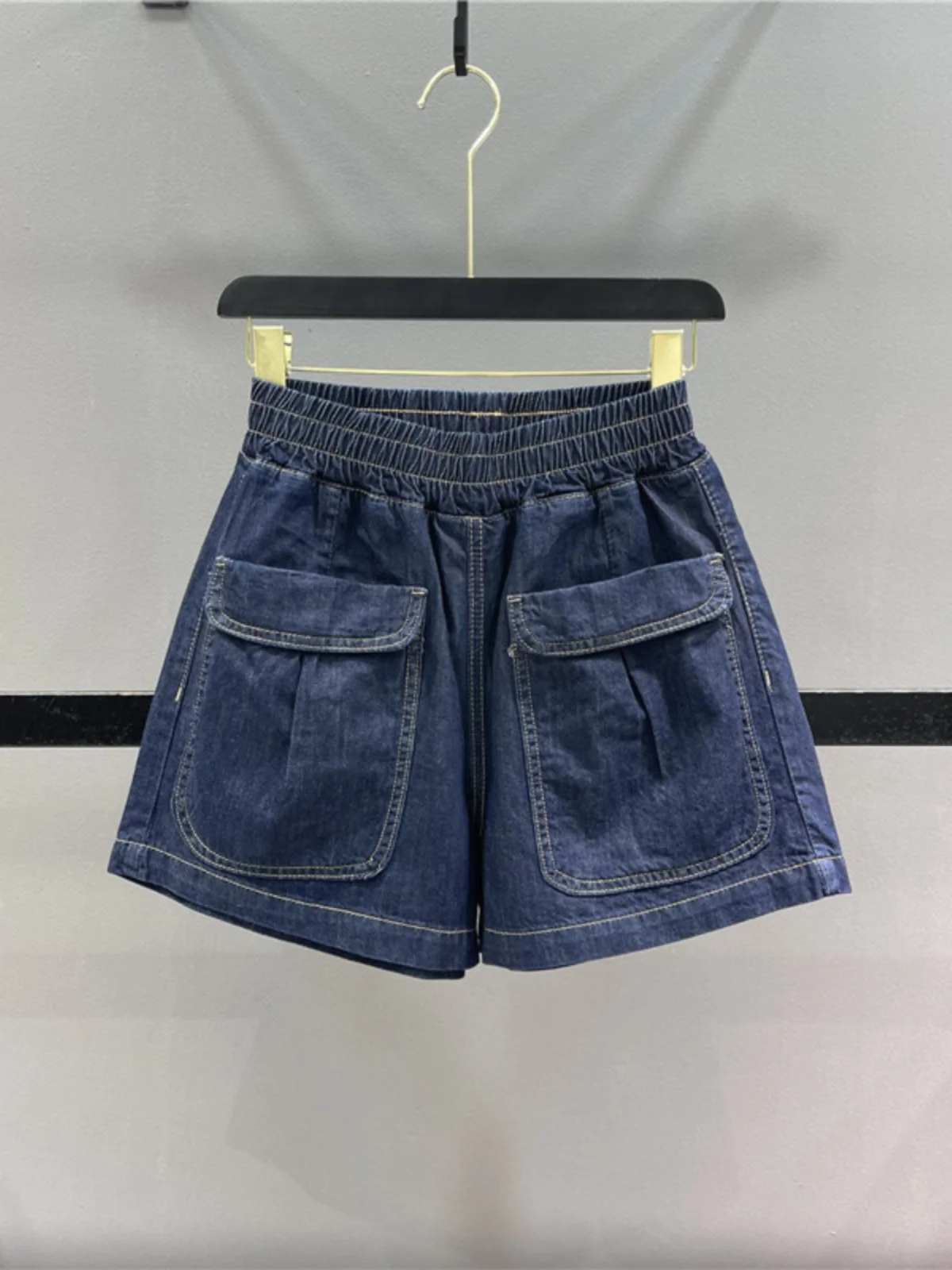 Plus Size Denim Shorts for Women Summer New Arrivals High Elastic Waist Soft Tencel Loose Blue Jeans Shorts Female Hot Sale Wh6
Plus Size Denim Shorts for Women Summer New Arrivals High Elastic Waist Soft Tencel Loose Blue Jeans Shorts Female Hot Sale Wh6