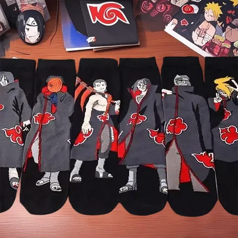 Novas meias Naruto Anime elegantes, bonitas, legais e divertidas
