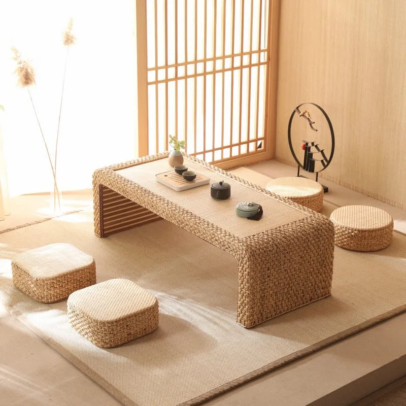 Balcony Simple bay window Japanese low table Household floor combination small
Balcony Simple bay window Japanese low table Household floor combination small