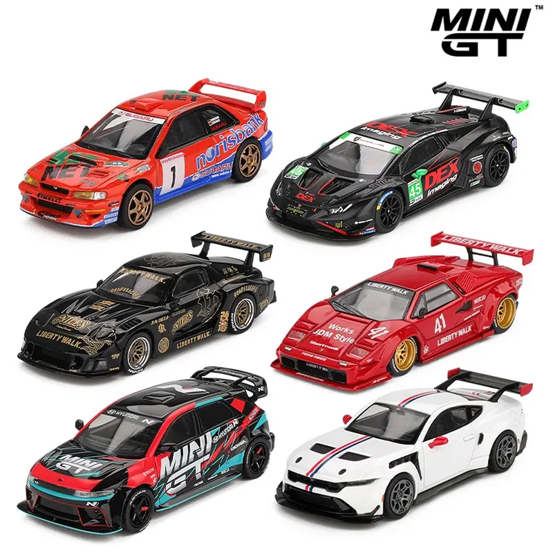 MINIGT 1:64 Lamborghini Subaru WRC Mustang Porsche Коллекционная модель автомобиля из сплава
MINIGT 1:64 Lamborghini Subaru WRC Mustang Porsche Коллекционная модель автомобиля из сплава