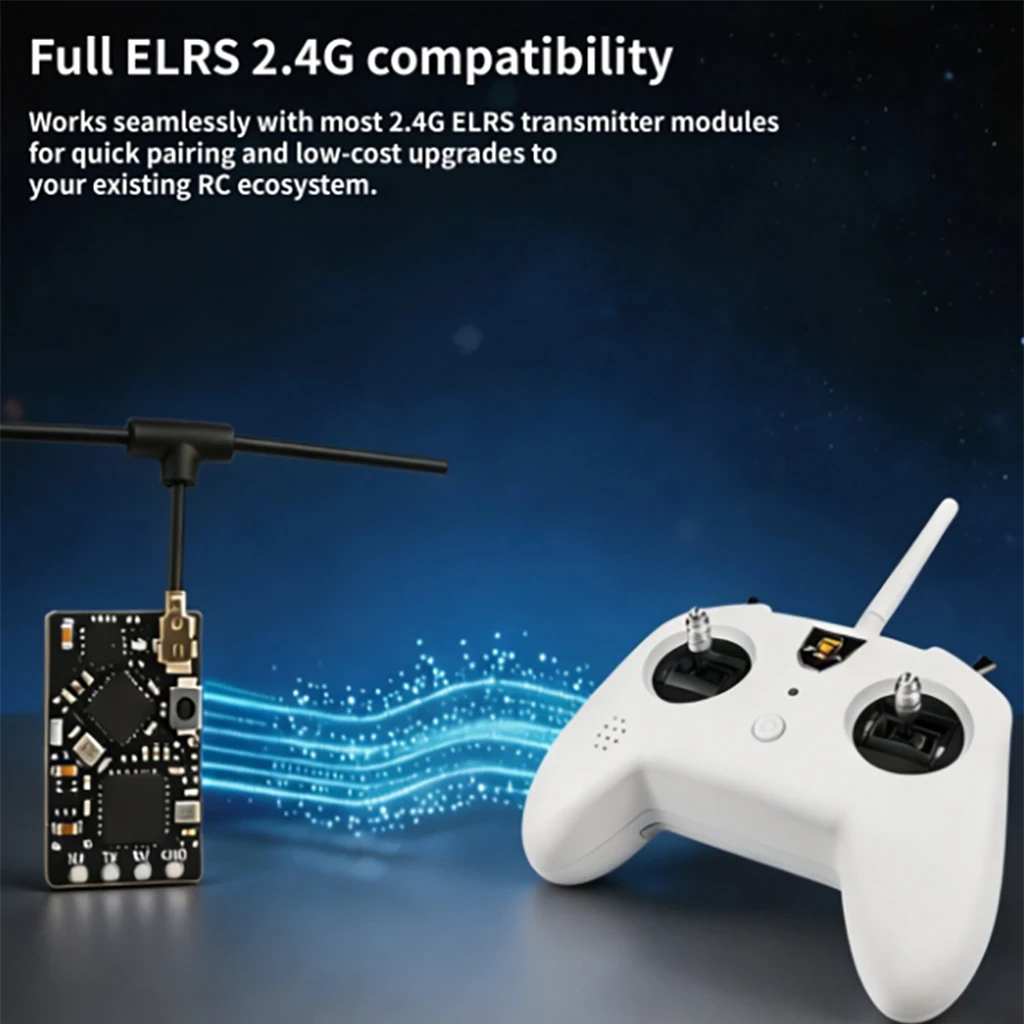 DarwinFPV ELRS 2.4G Nano Receiver For 2.4G ELRS Transmitter Module/ELRS 2.4G Receiver -IP67 Dustproof Waterproof Ultra Airplane
DarwinFPV ELRS 2.4G Nano Receiver For 2.4G ELRS Transmitter Module/ELRS 2.4G Receiver -IP67 Dustproof Waterproof Ultra Airplane