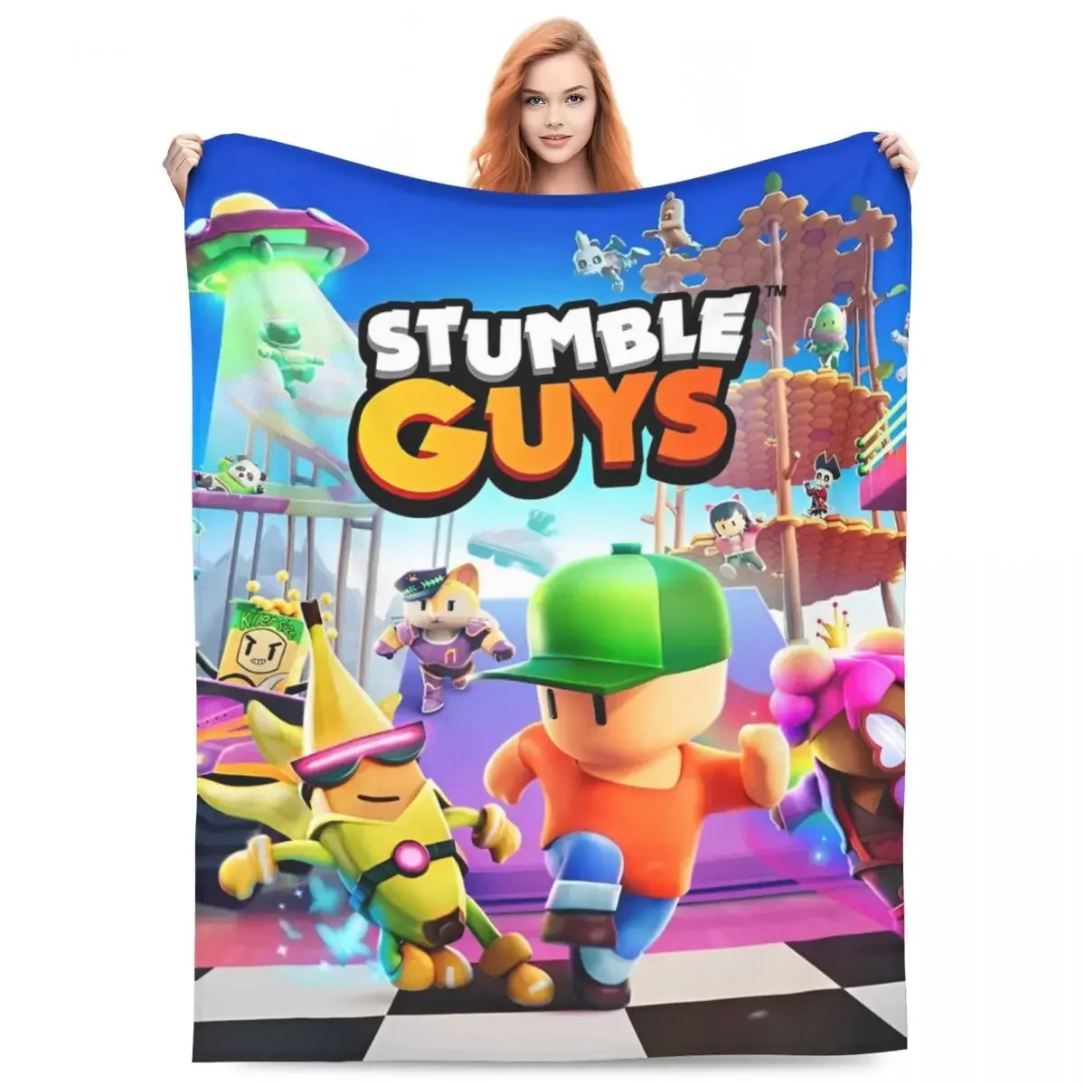 Stumble Guys Character Merchandise Blanket Velvet Bed Funny Games Throw Blanket Comfortable Soft for Outdoor Quilt
Stumble Guys Character Merchandise Blanket Velvet Bed Funny Games Throw Blanket Comfortable Soft for Outdoor Quilt
