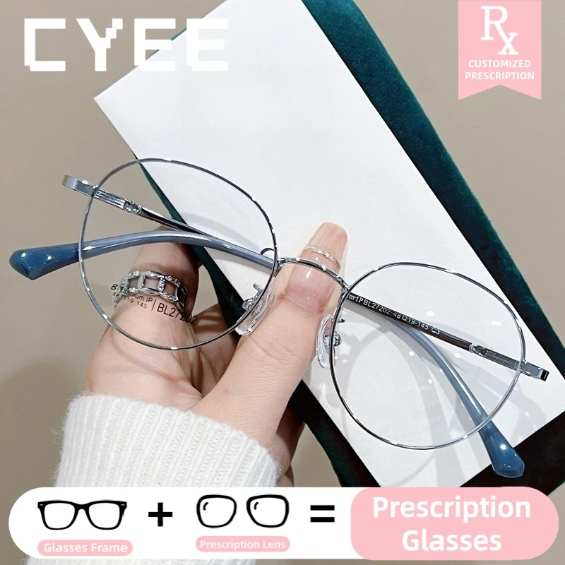 CYEE Vintage Blue Light Blocking Progressive Lenses Glasses Photochromic Myopia Eyeglasses CustomPrescription Optical Eyewear
CYEE Vintage Blue Light Blocking Progressive Lenses Glasses Photochromic Myopia Eyeglasses CustomPrescription Optical Eyewear