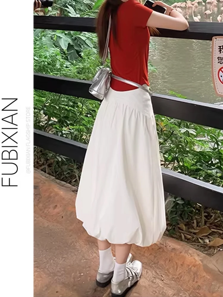 Korean Style High Waist Puffy Balloon Skirt Women's Mid-Length Casual Floral Print Half Skirt Seven-Quarter Length Skirt
Korean Style High Waist Puffy Balloon Skirt Women's Mid-Length Casual Floral Print Half Skirt Seven-Quarter Length Skirt
