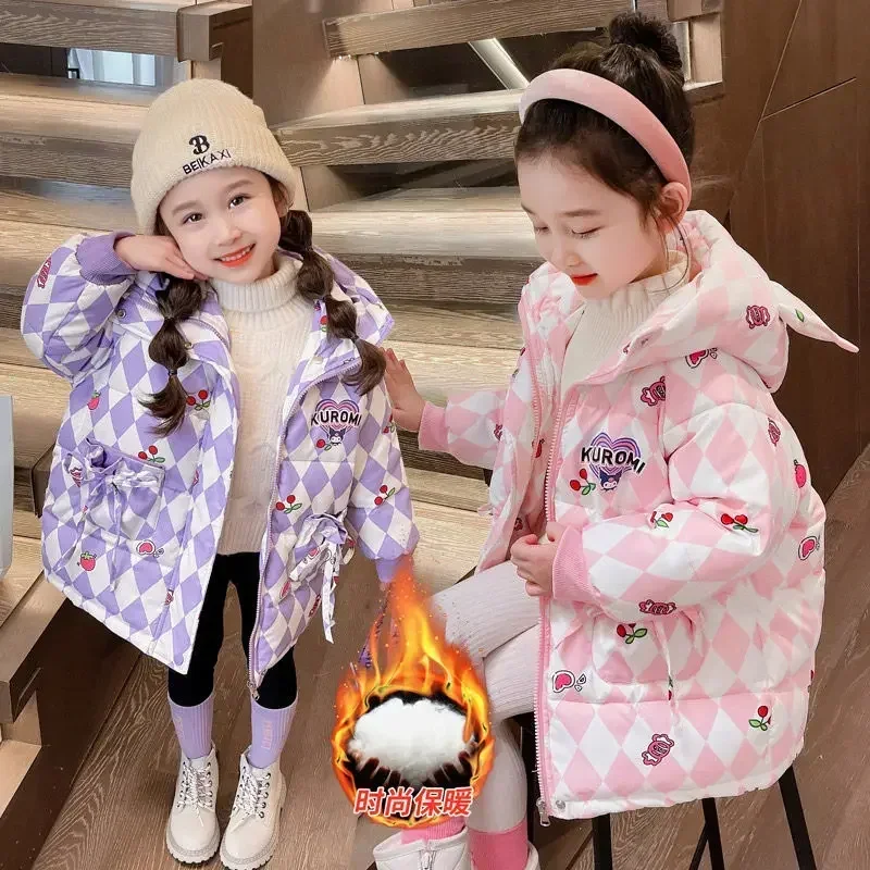 Kuromi Anime Sanrio Ins Kawaii Fashion Warm Jacket Winter Cute Cartoon Cotton Long Sleeve Coat Clothing Lovely Gifts for Kids
Kuromi Anime Sanrio Ins Kawaii Fashion Warm Jacket Winter Cute Cartoon Cotton Long Sleeve Coat Clothing Lovely Gifts for Kids