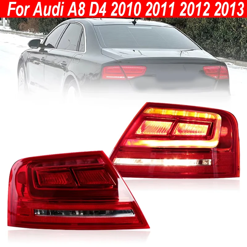 4H0945095 4H0945096 Для Audi A8 D4 2010 2011 2012 2013 Автомобильные задние фонари Светодиодный стоп-сигнал Задний внешний фонарь в сборе 
4H0945095 4H0945096 Для Audi A8 D4 2010 2011 2012 2013 Автомобильные задние фонари Светодиодный стоп-сигнал Задний внешний фонарь в сборе
