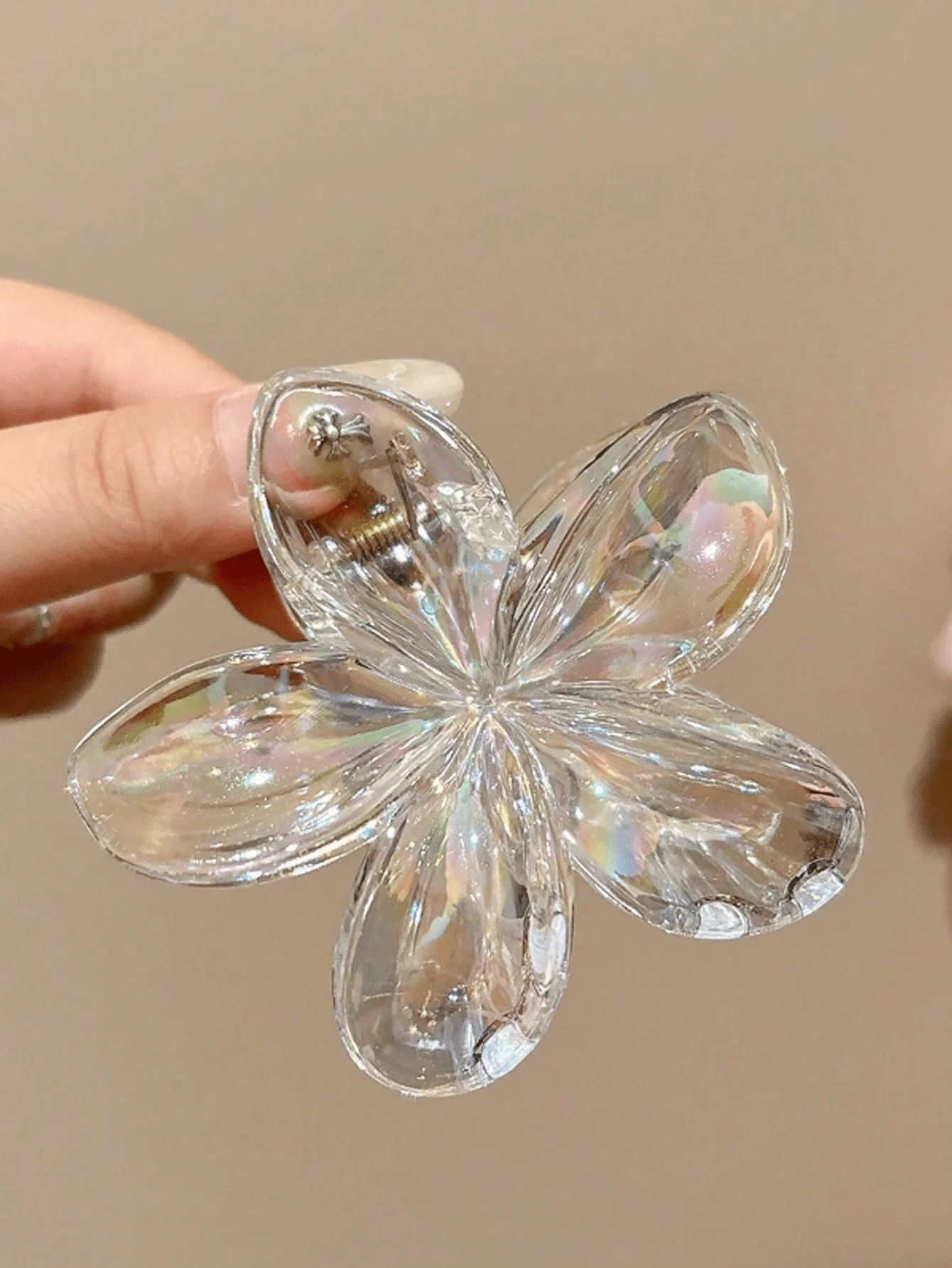 2pcs Iridescent Acrylic Flower Hair Claw Clips For Women
2pcs Iridescent Acrylic Flower Hair Claw Clips For Women