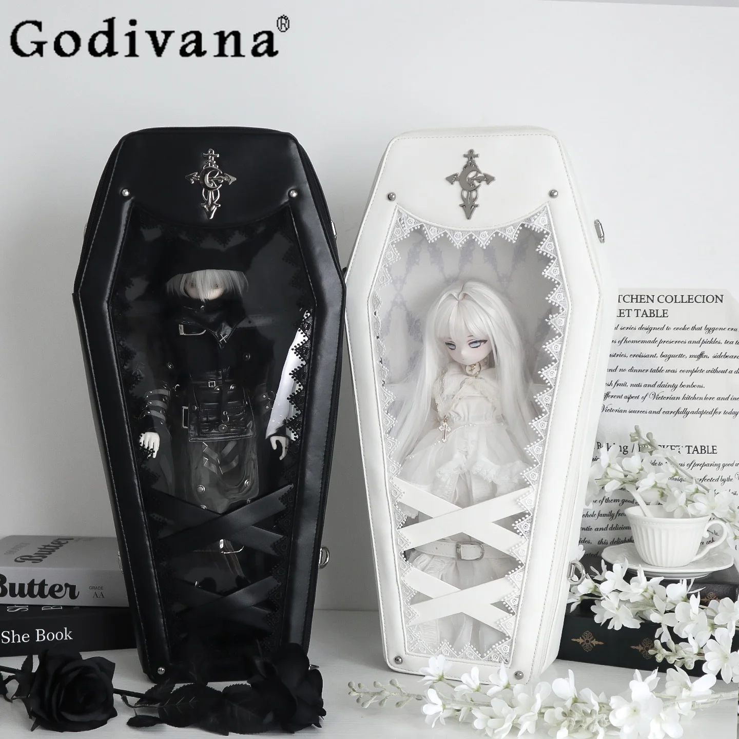 Japanese Original Lolita Four-Point BJD Shoulder Bag BJD Doll Bag Y2K Subculture Gothic Style Sweet Cool Crossbody Bag for Women
Japanese Original Lolita Four-Point BJD Shoulder Bag BJD Doll Bag Y2K Subculture Gothic Style Sweet Cool Crossbody Bag for Women