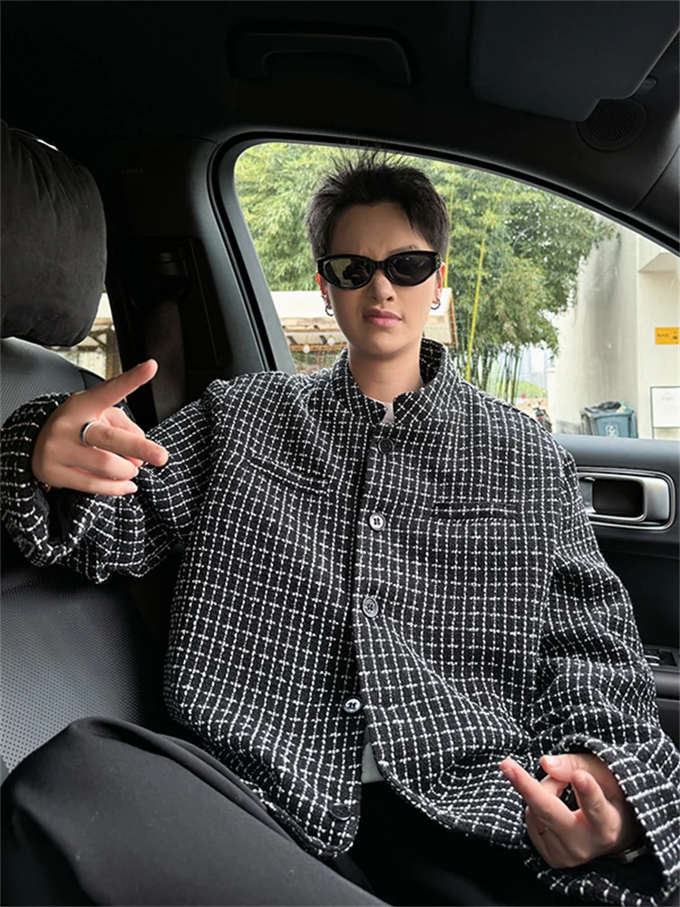 Cleanfit Men's ort Jaet Fraance Sle American Faion Casual Haome Trendy Chinese New Sle Suit Jaet Top 
Cleanfit Men's ort Jaet Fraance Sle American Faion Casual Haome Trendy Chinese New Sle Suit Jaet Top